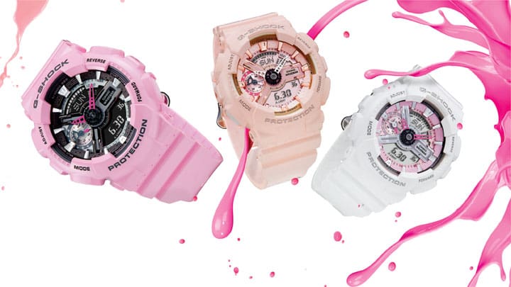 CASIO G-SHOCK ANALOG-DIGITAL WOMEN GMAS110MP-4A1  GMA-S110MP-4A1