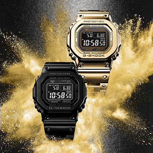 G-SHOCK FULL METAL MEN'S WATCH GMWB5000GD-9 GMW-B5000GD-9CR