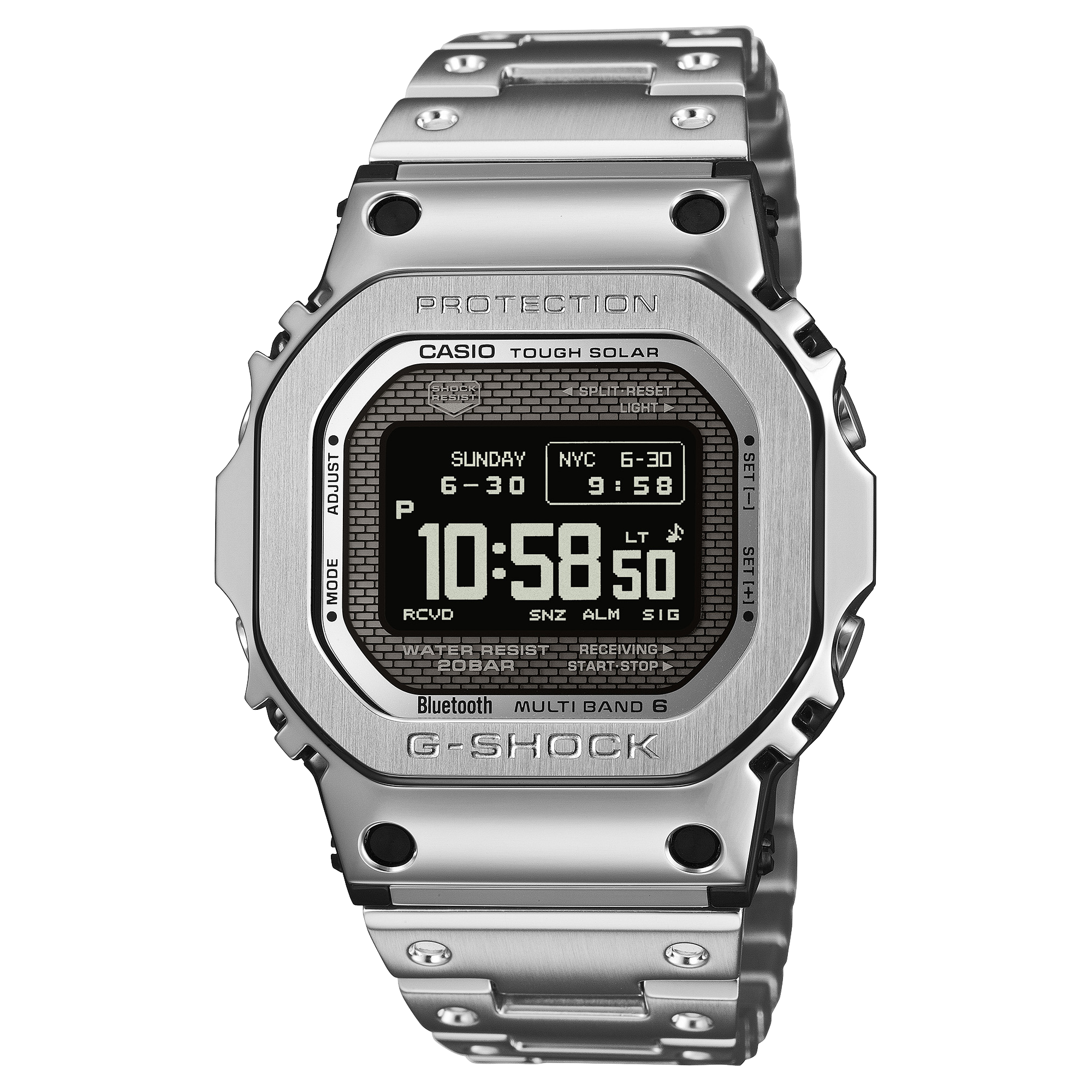 Casio G-SHOCK GMW-BZ5000D-1 Full Metal Silver Watch Canada