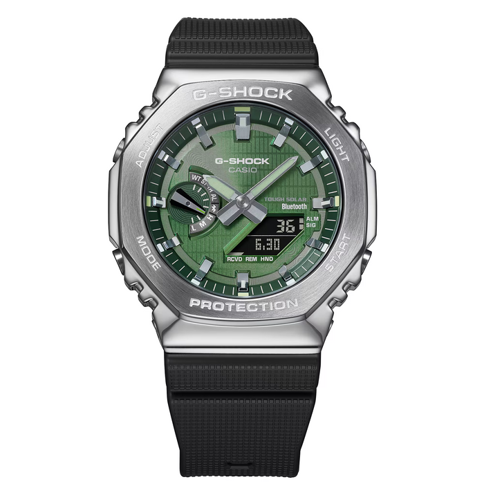 G-SHOCK GBM-2100A-1A3 METAL MEN'S WATCH GREEN DIAL GBM2100A-1A3