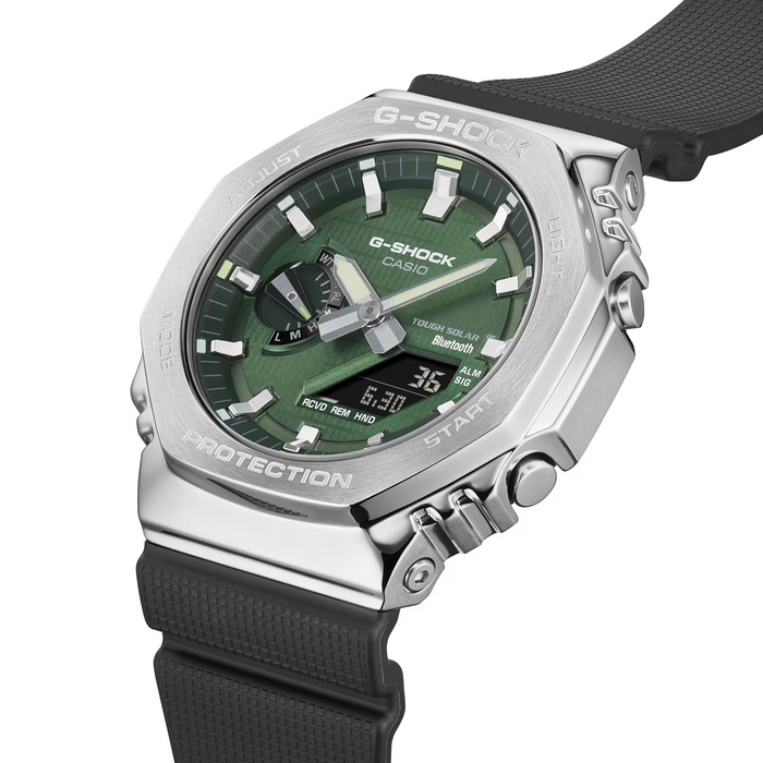 G-SHOCK GBM-2100A-1A3 METAL MEN'S WATCH GREEN DIAL GBM2100A-1A3