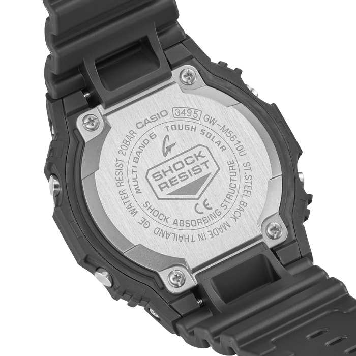 CASIO G-SHOCK GWM5610-1 Men's Solar Black Resin Sport Watch GW-M5610U-1 GW-M5610-1 GWM-5610U-1