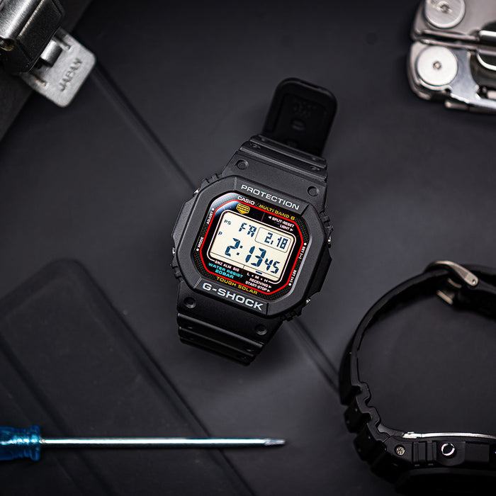 CASIO G-SHOCK GWM5610-1 Men's Solar Black Resin Sport Watch GW-M5610U-1 GW-M5610-1 GWM-5610U-1