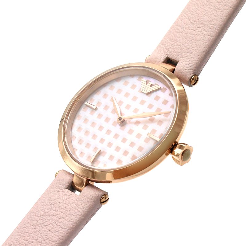 AR11313 Emporio Armani  Ladies Watch Pink Leather