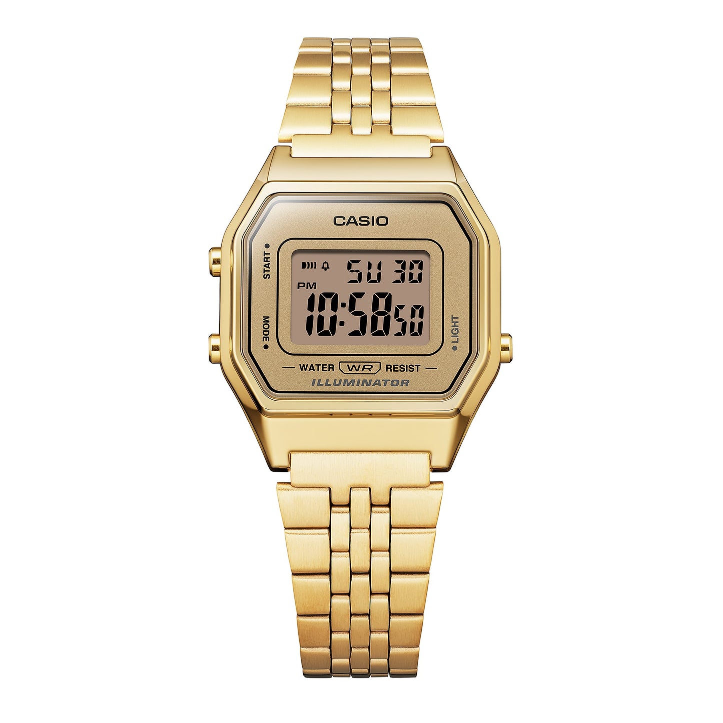 Casio Women’s Vintage LA680WGA-9 Digital Gold-Tone Watch LA-680WGA-9V