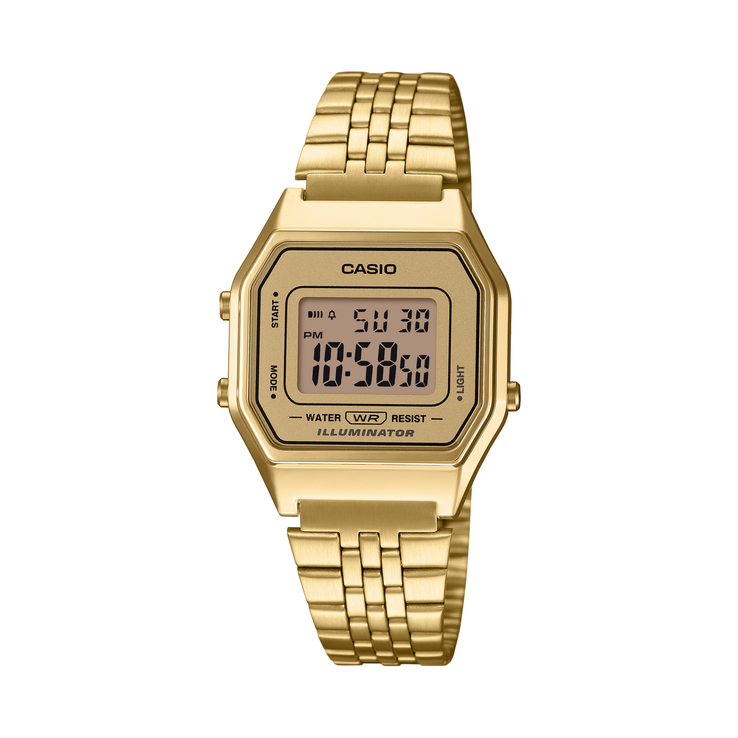 Casio Women’s Vintage LA680WGA-9 Digital Gold-Tone Watch LA-680WGA-9V