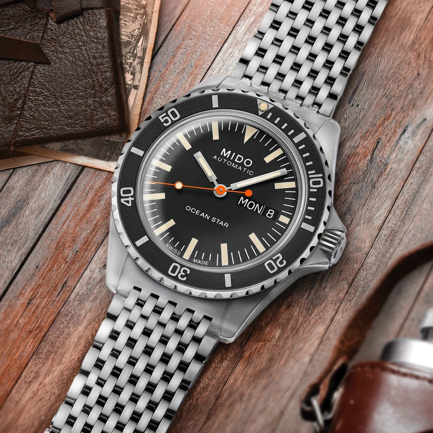 MIDO Ocean Star Tribute 40.5mm M026.830.11.051.00 M0268301105100 Special edition (1 Extra Strap)