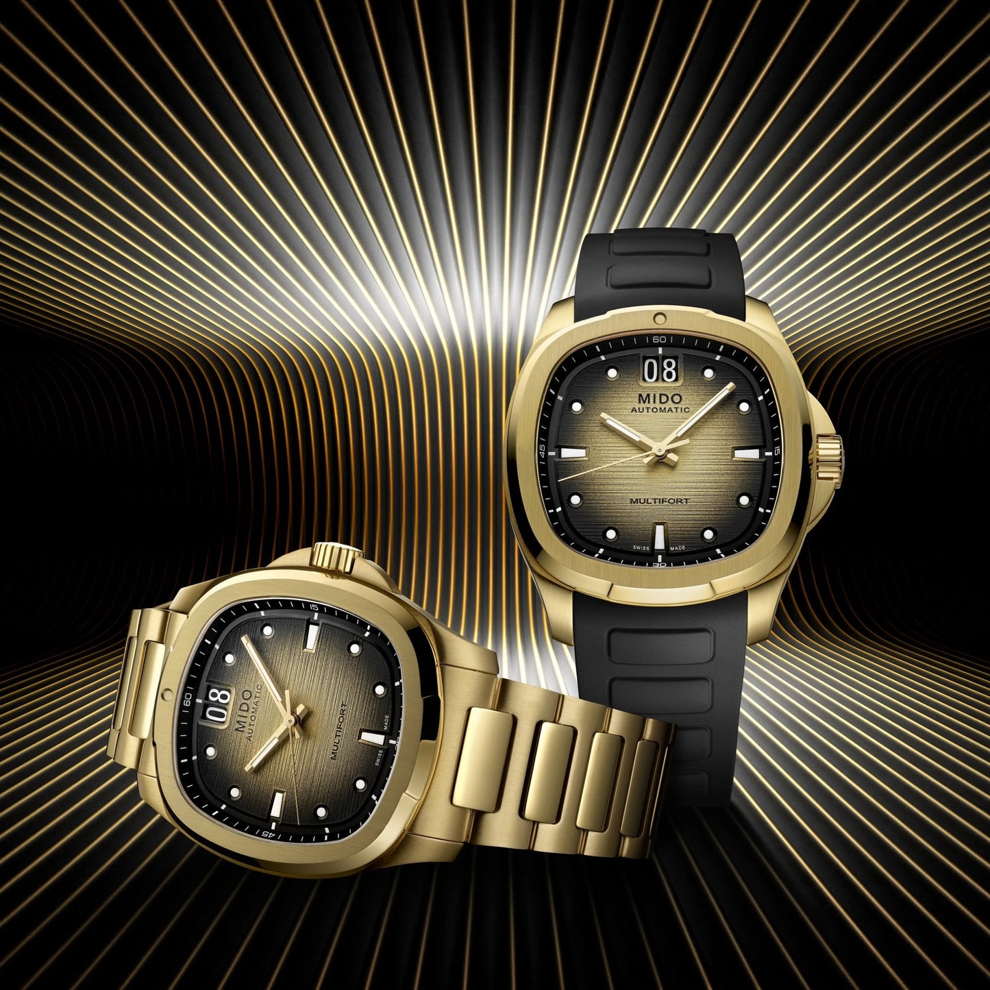MIDO Multifort TV Big Date 39.2 x 40mm M049.526.33.021.00 M0495263302100 Special edition (1 Extra Strap)