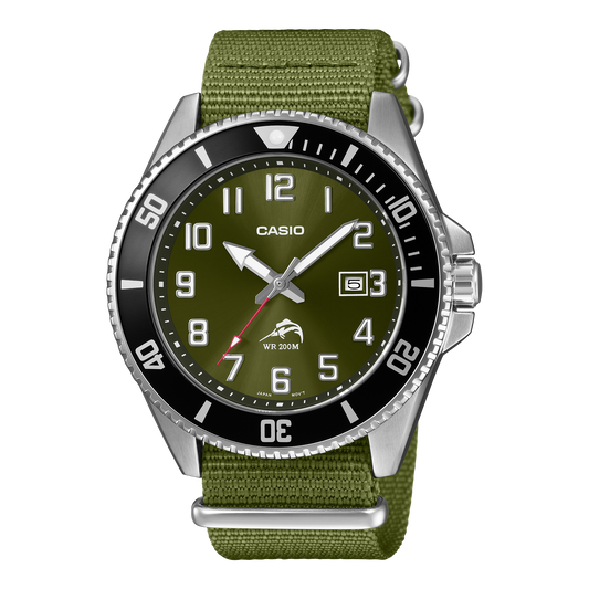 Casio Analog Green MDV106C-3AV MDV106C-3AV
