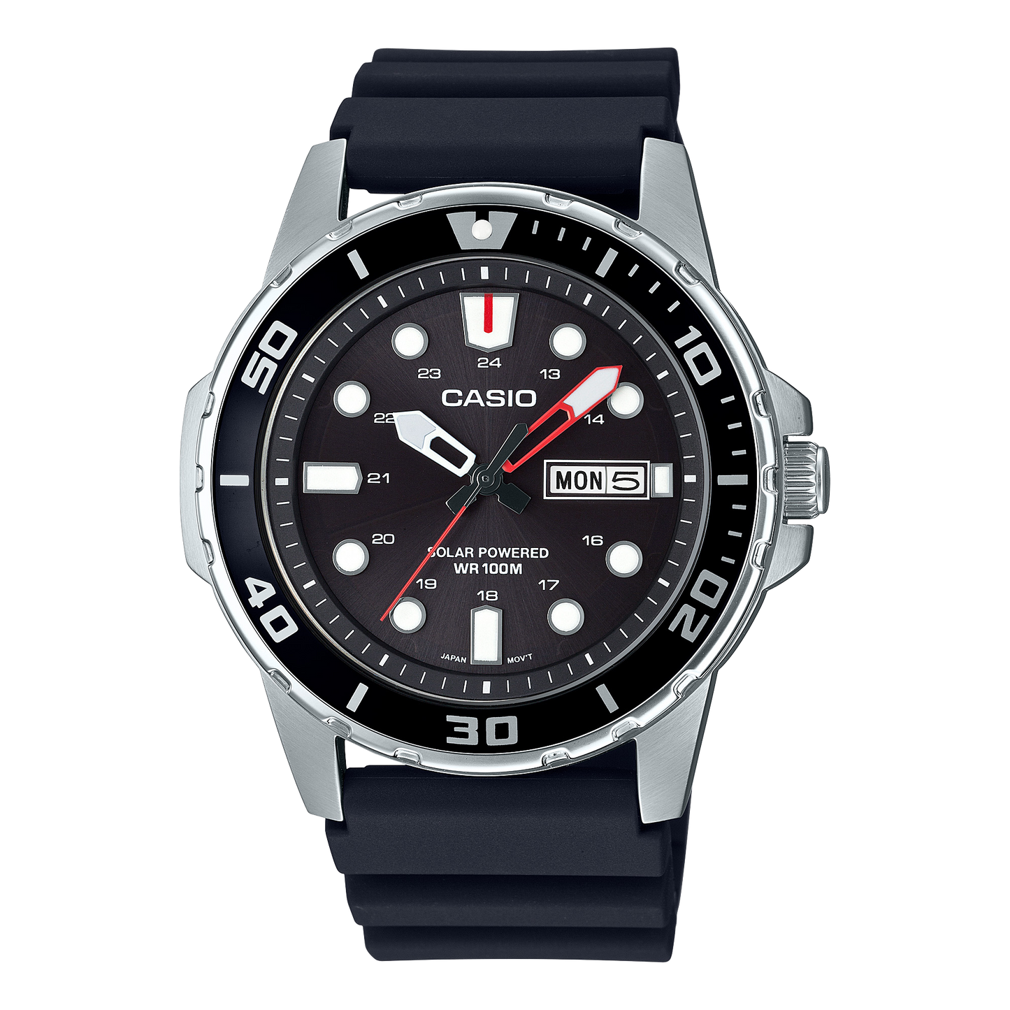 CASIO Solar Powered Analog Watch MTPS110-1AV