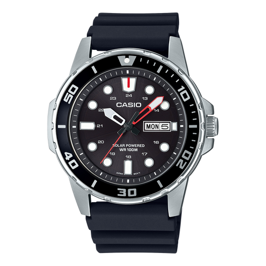 CASIO Solar Powered Analog Watch MTPS110-1AV
