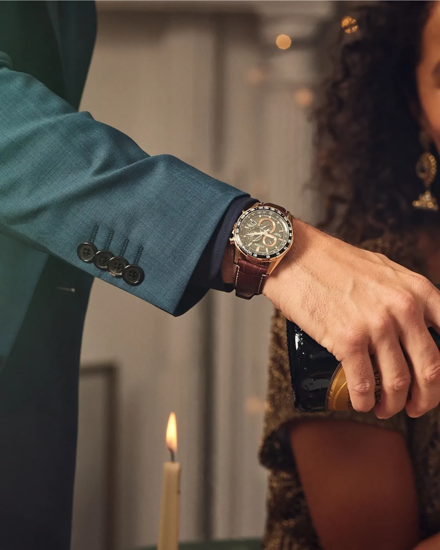 CITIZEN CB5919-00X Perpetual Chrono A-T Atomic Timekeeping