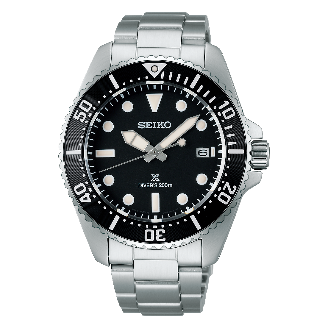 Seiko Prospex Solar Diver’s in Pure Black SNE597 SNE597P1