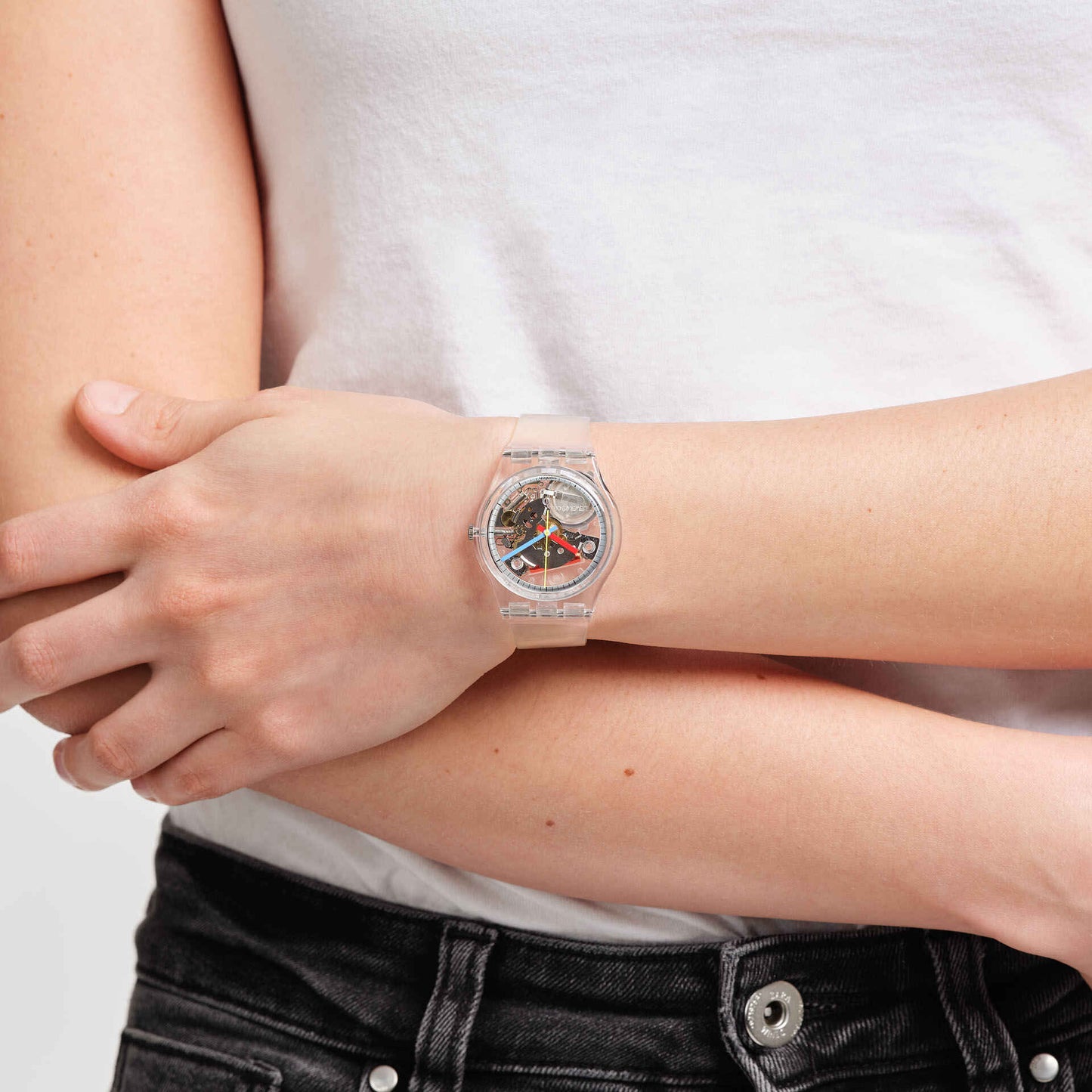 SWATCH CLEARLY GENT SO28K100-S06 SO28K100