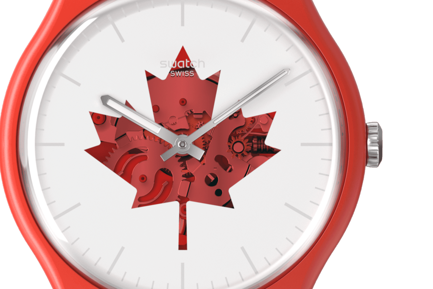 SWATCH SO29Z122-5300 CANADA, EH? PAY!