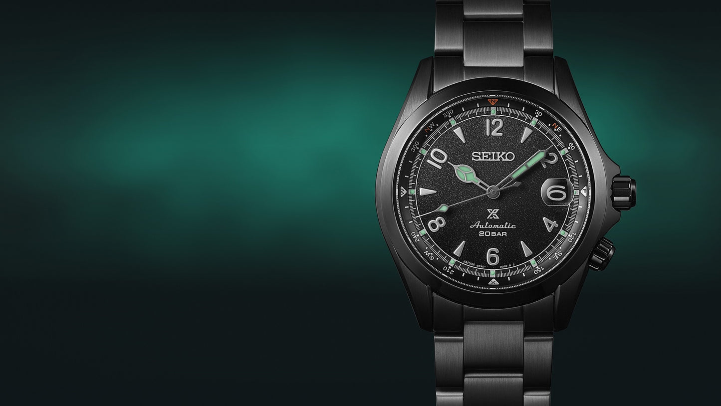 SEIKO Prospex 'Alpinist Black Series' SPB337 SPB337J1 Limited Edition