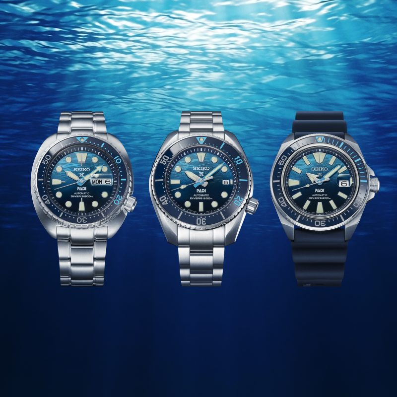Seiko SRPJ93 SRPJ93K1 Prospex ‘Great Blue’ Samurai Scuba PADI Special Edition