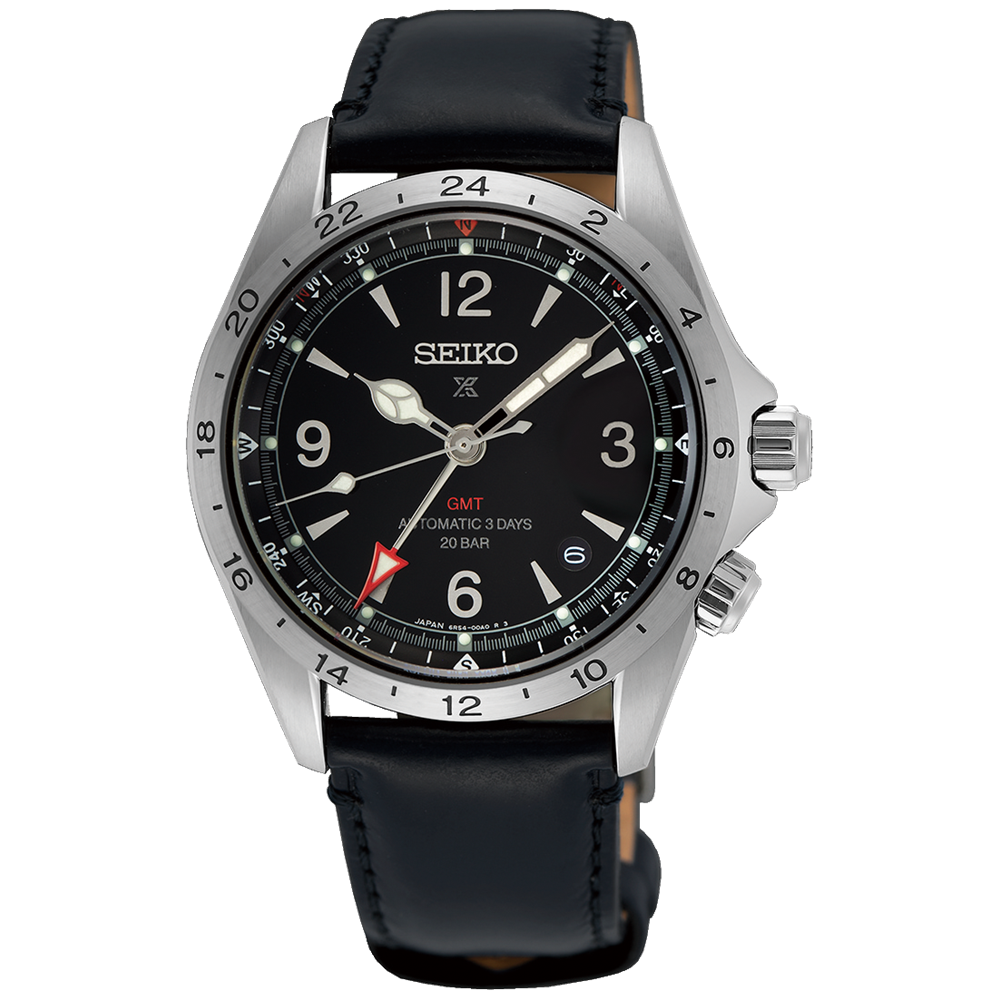 Seiko Prospex Alpinist Mechanical GMT Black SPB379 SPB379J1