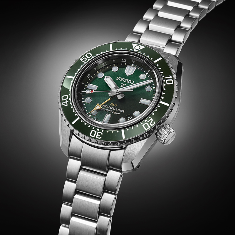 Seiko Prospex 1968 Heritage Diver’s GMT Watch in ‘Marine Green’ SPB381 SPB381J1
