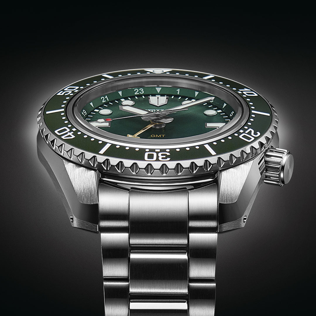 Seiko Prospex 1968 Heritage Diver’s GMT Watch in ‘Marine Green’ SPB381 SPB381J1