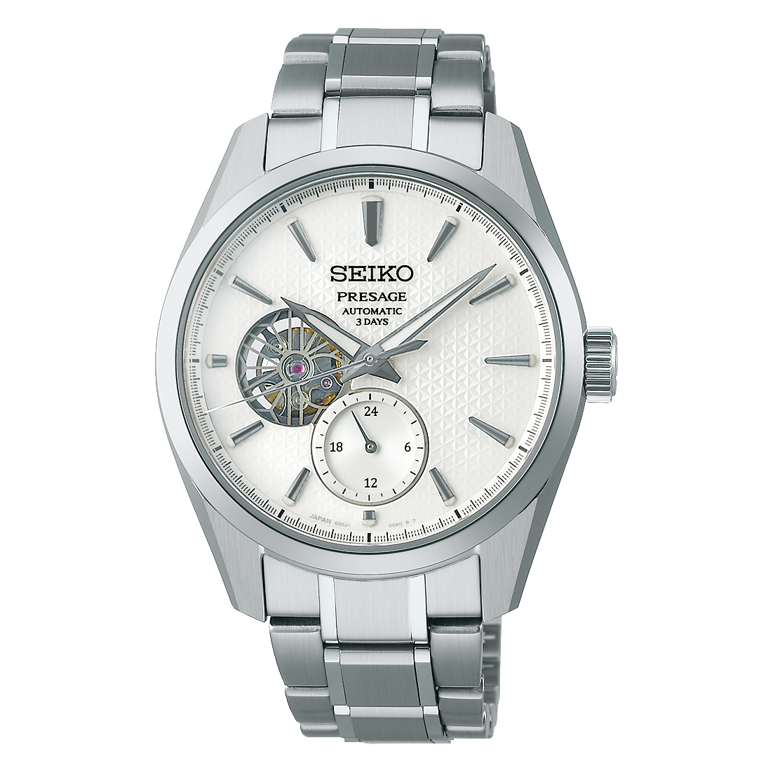 Seiko SPB415J1 Presage ‘Shiro’ Sharp-Edged Open Heart SPB415