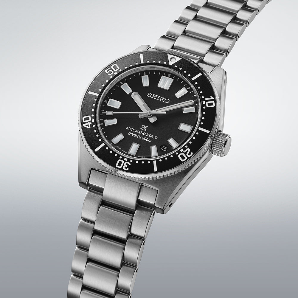 Seiko Prospex 1965 Heritage Diver’s Watch in Cove Black SPB453 SPB453J1