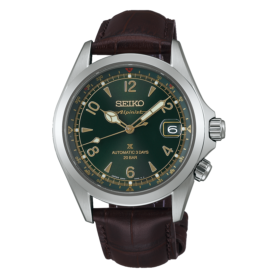 Seiko Prospex Alpinist in 'Classic Pine' Green SPB507J1 SPB507