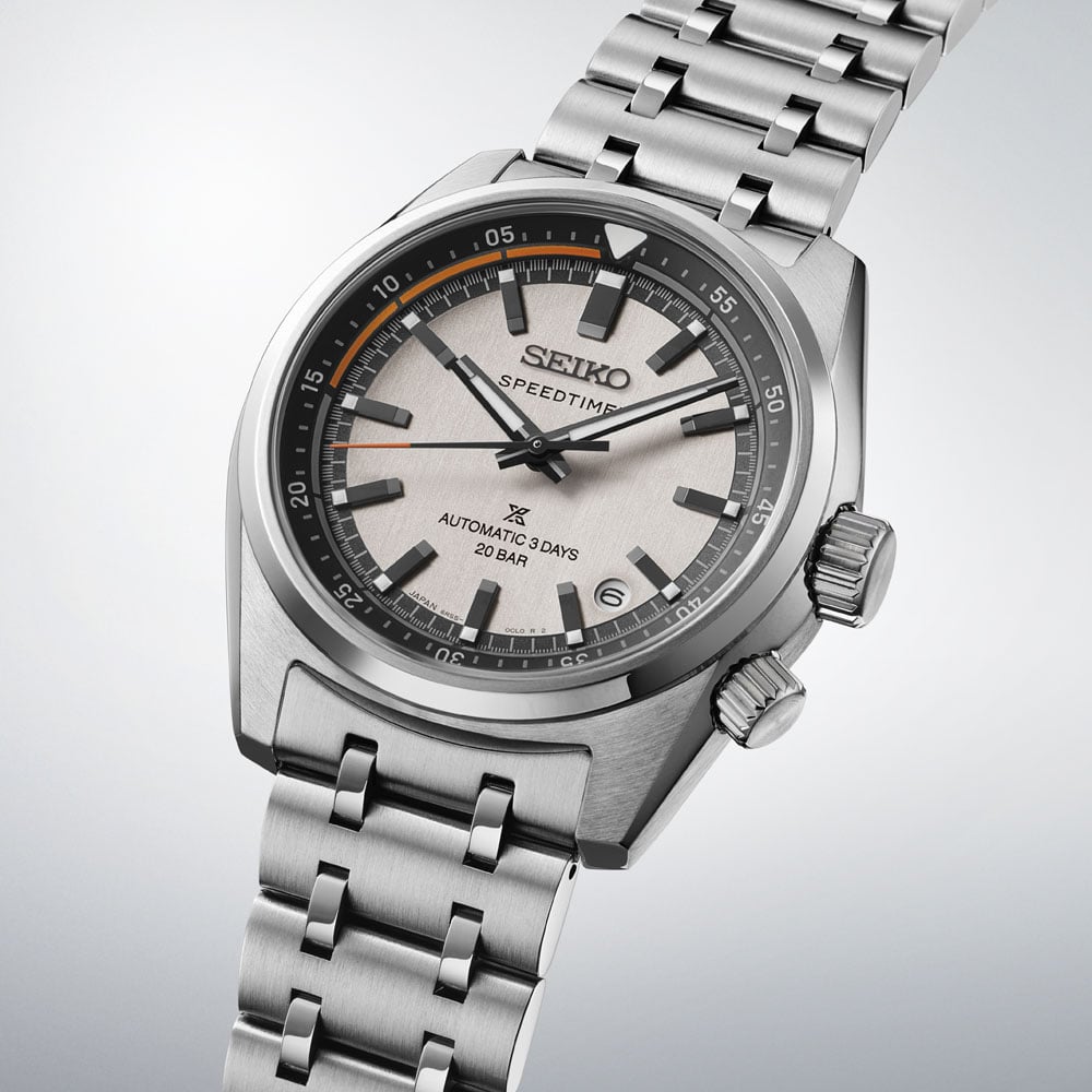Seiko SPB513 Speedtimer 6R ‘Compact Countdown’ in grey-white contrast SPB513J1