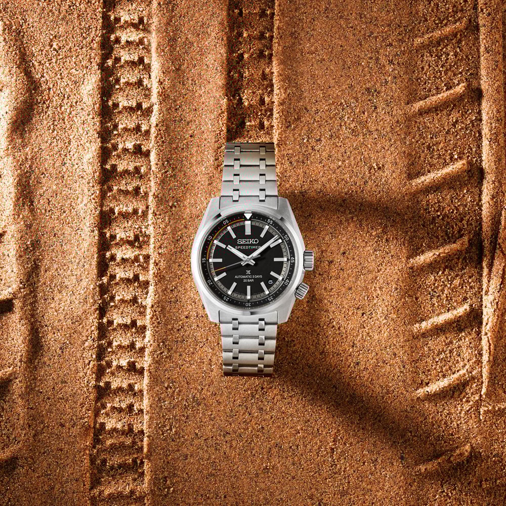 Seiko SPB515 Speedtimer 6R ‘Compact Countdown’ in black-grey contrast SPB515J1