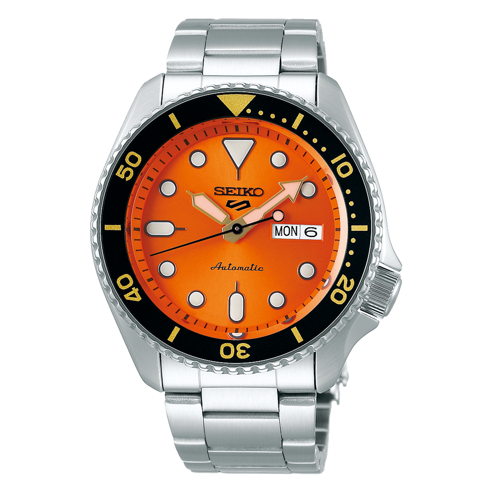 SEIKO 5 Sports SKX Sports Style orange Dial Automatic Watch SRPD59 SRPD59K1F