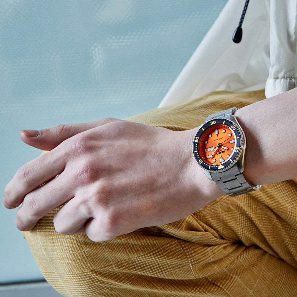SEIKO 5 Sports SKX Sports Style orange Dial Automatic Watch SRPD59 SRPD59K1F