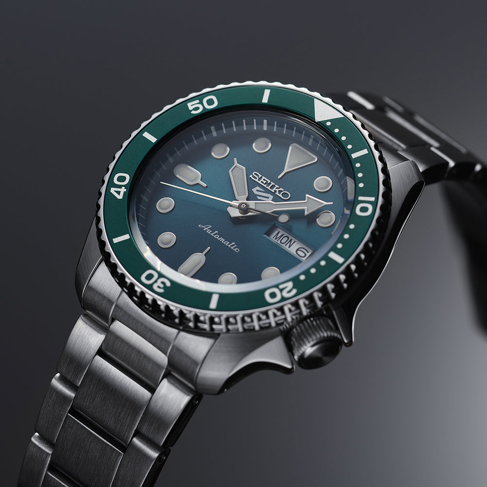 Seiko 5 Sports Automatic Watch Green Dial SRPD61 SRPD61K1