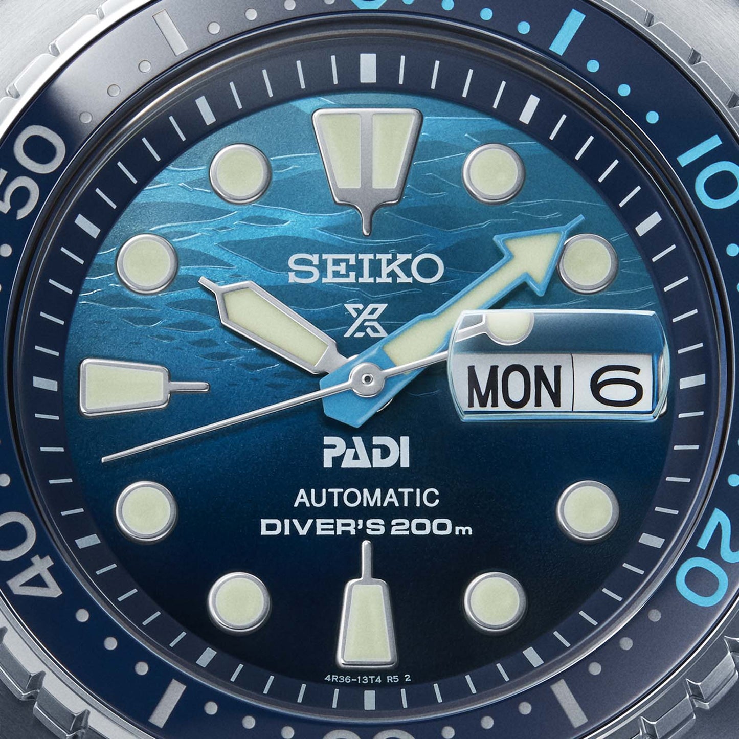 Seiko SRPK01 SRPK01K1 Prospex ‘Great Blue’ Turtle Scuba PADI Special Edition