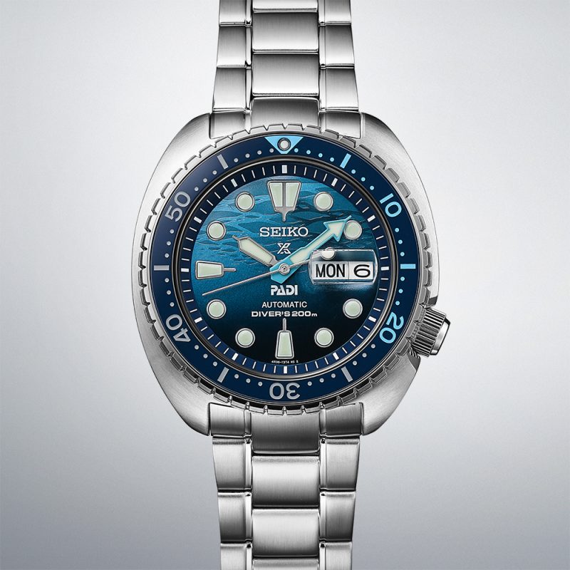 Seiko SRPK01 SRPK01K1 Prospex ‘Great Blue’ Turtle Scuba PADI Special Edition