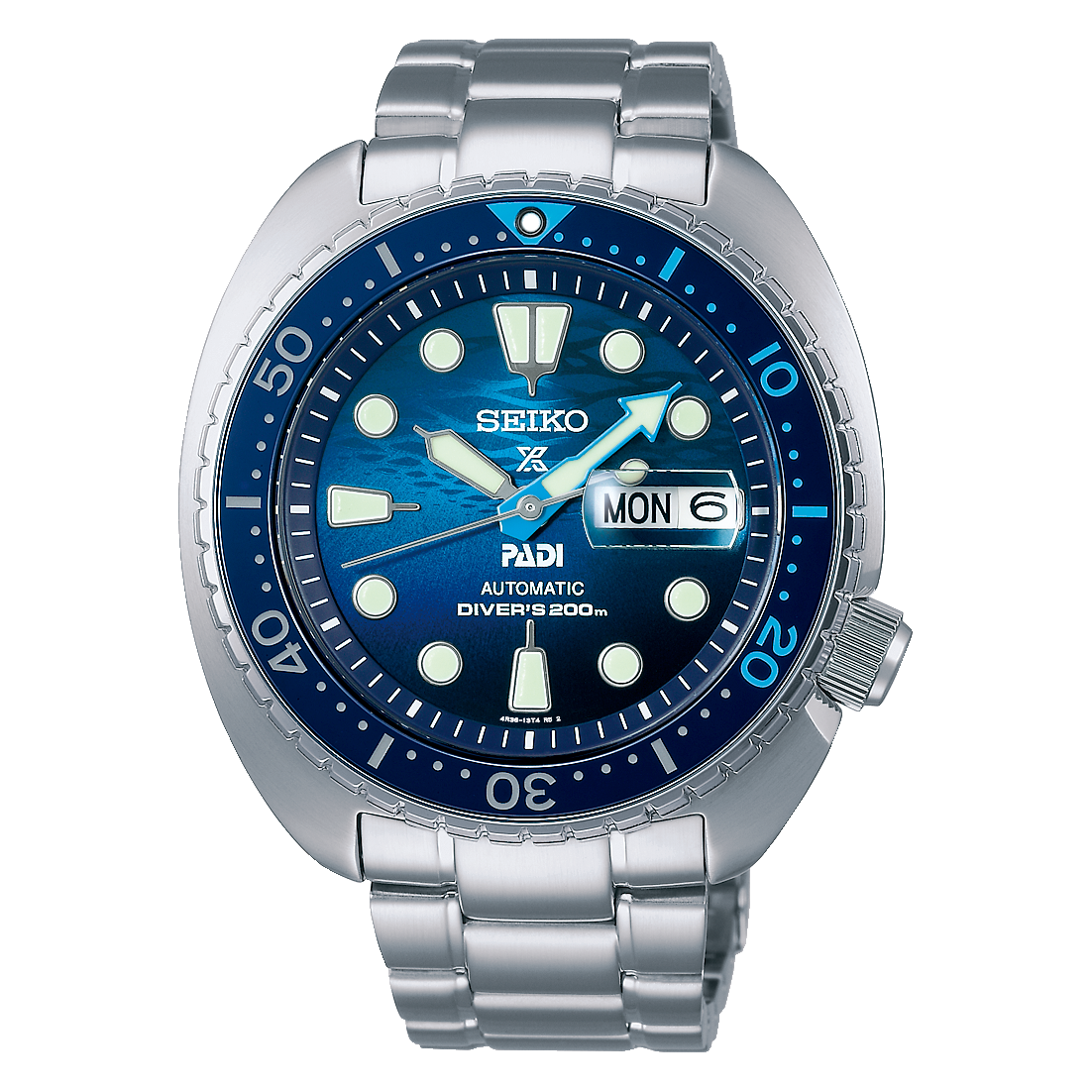 Seiko SRPK01 SRPK01K1 Prospex ‘Great Blue’ Turtle Scuba PADI Special Edition