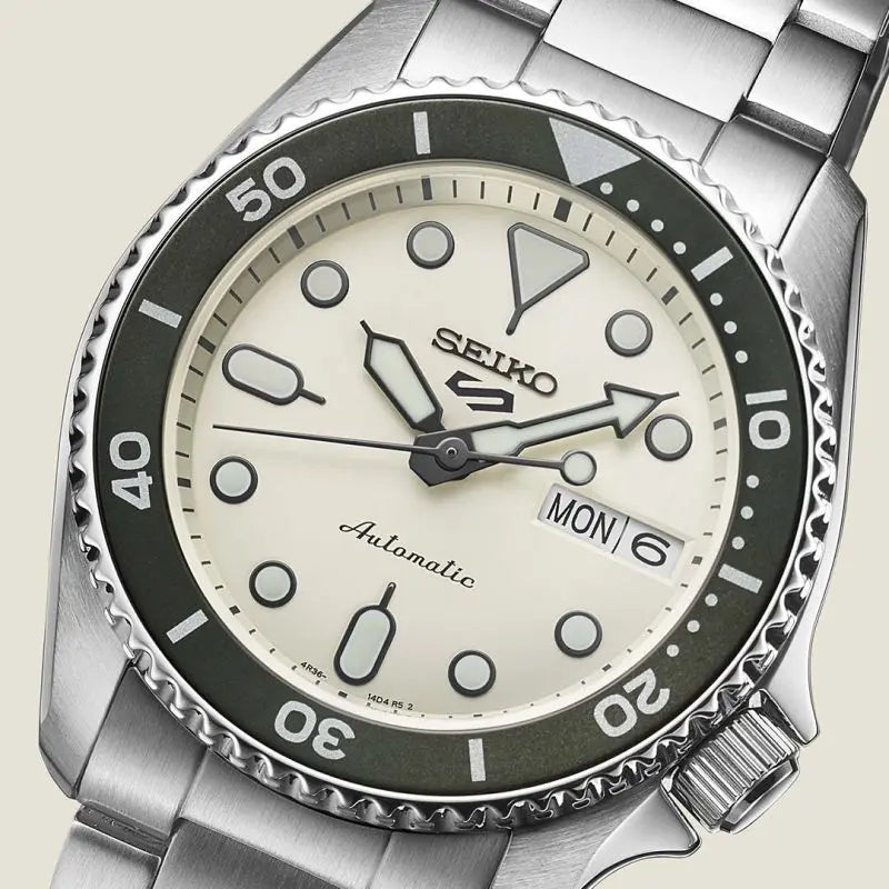 Seiko 5 Sports Cream Dial 38MM Automatic SRPK31 SRPK31K1F