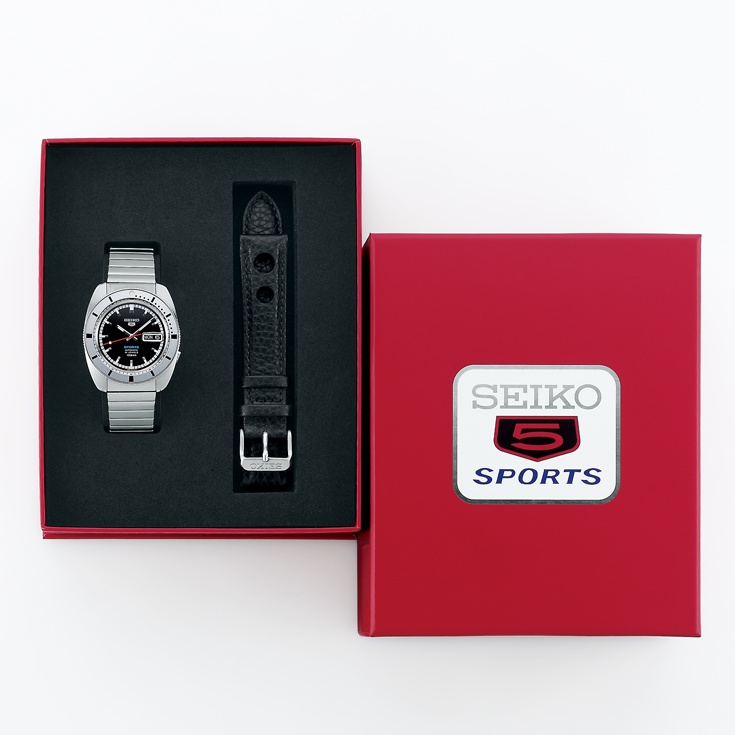 Seiko 5 Sports ‘Pepper Black’ 1968 Recreation Limited Edition SRPL05K1 SRPL05