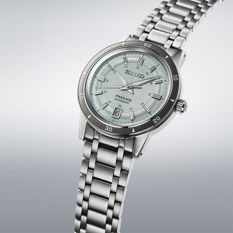 Seiko Presage Style 60s in Ice Green SRPL71J1 SRPL71