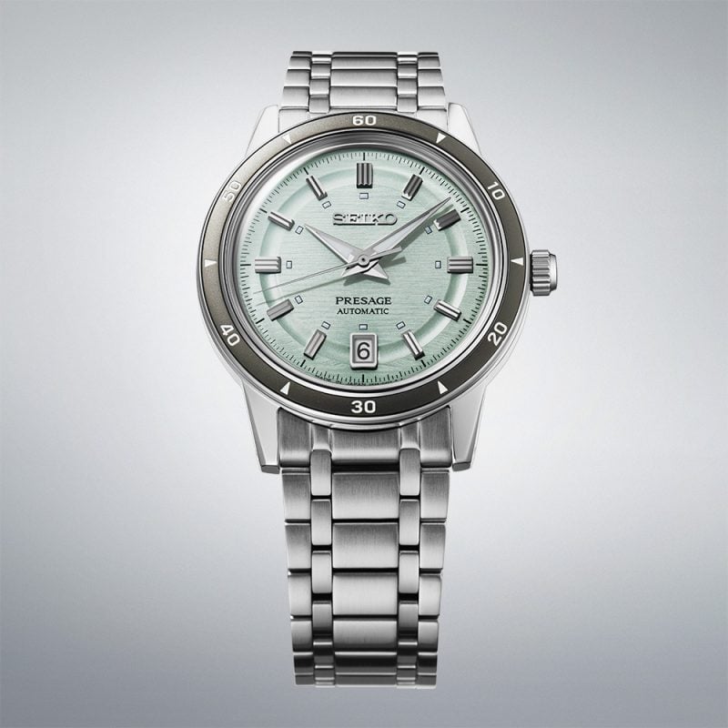 Seiko Presage Style 60s in Ice Green SRPL71J1 SRPL71