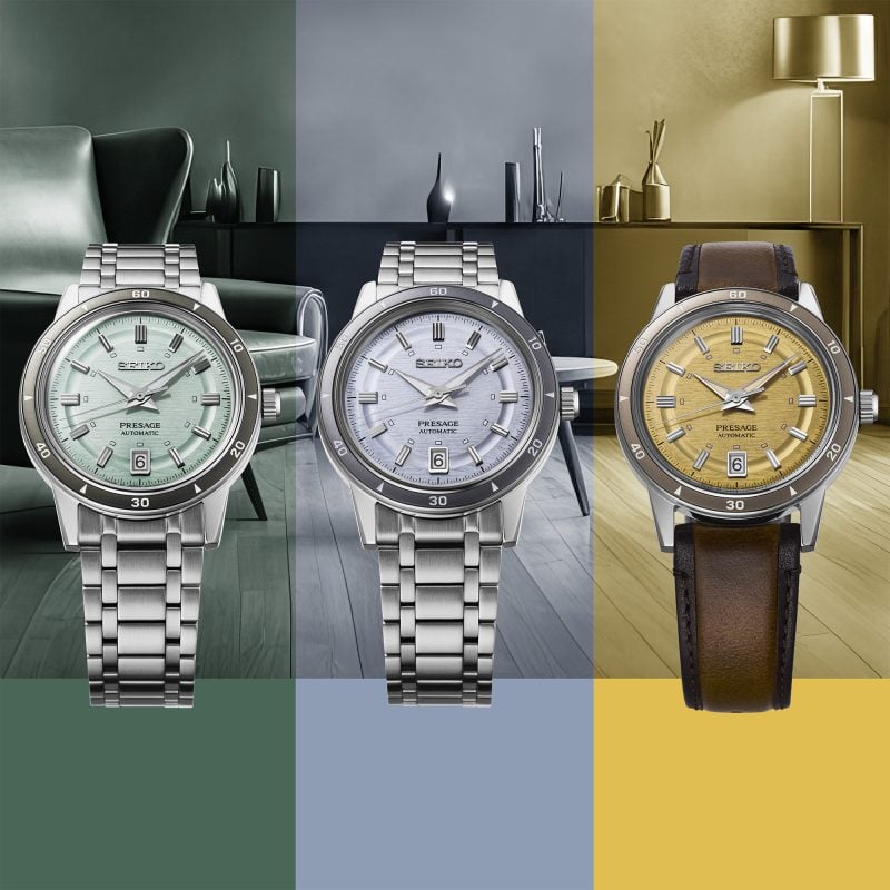 Seiko Presage Style 60s in Ice Green SRPL71J1 SRPL71
