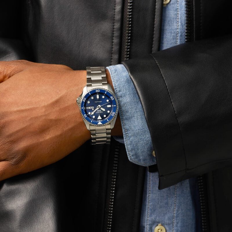Seiko 5 Sports Automatic SKX New Colour Collection SRPL77K1 SRPL77 ‘Street Denim’