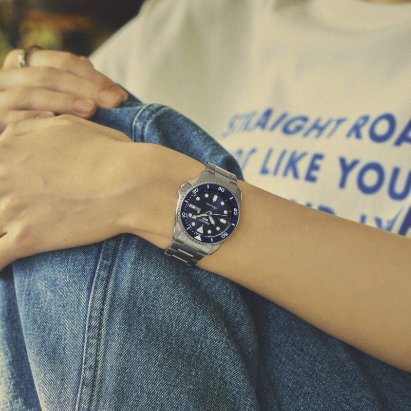 Seiko 5 Sports Automatic SKX New Colour Collection SRPL77K1 SRPL77 ‘Street Denim’