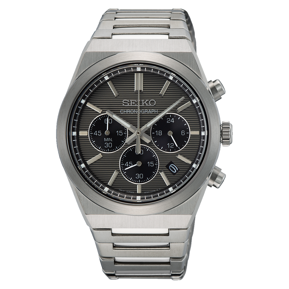 SEIKO QUARTZ CHRONO WATCH SSB455