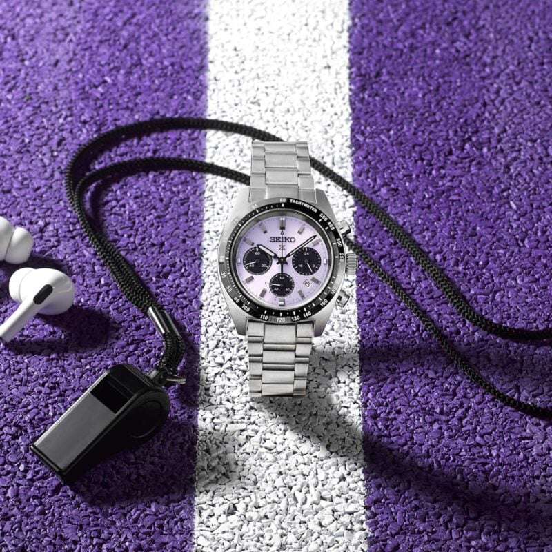 Seiko Prospex Speedtimer SSC955P1 2025 Tokyo World Athletics Championships Limited Edition in Edo Purple SSC955