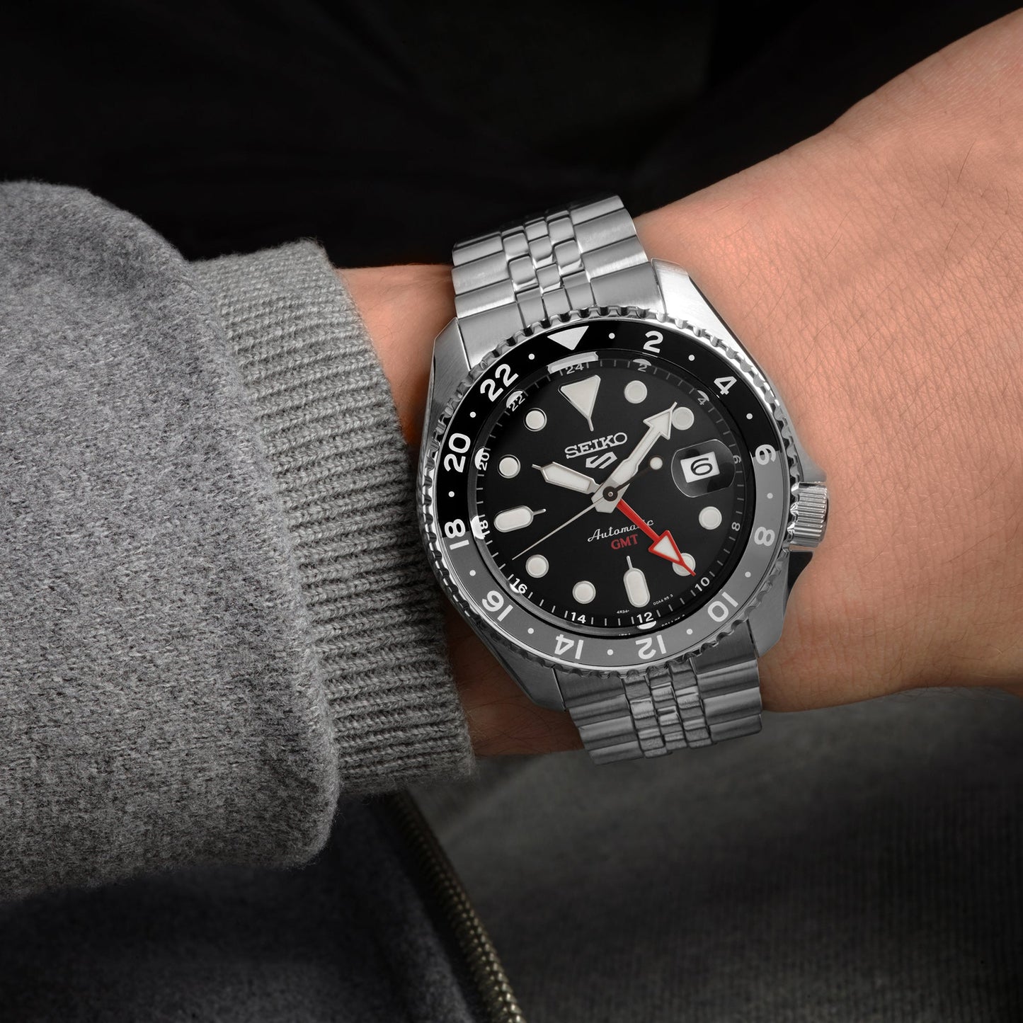 Seiko 5 Sports Automatic GMT ‘Black Grape’ Watch SSK001 SSK001K1
