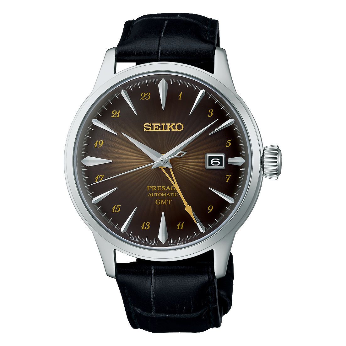 SEIKO Presage 'Rusty Nail' Cocktail Time GMT SSK039J1 SSK039