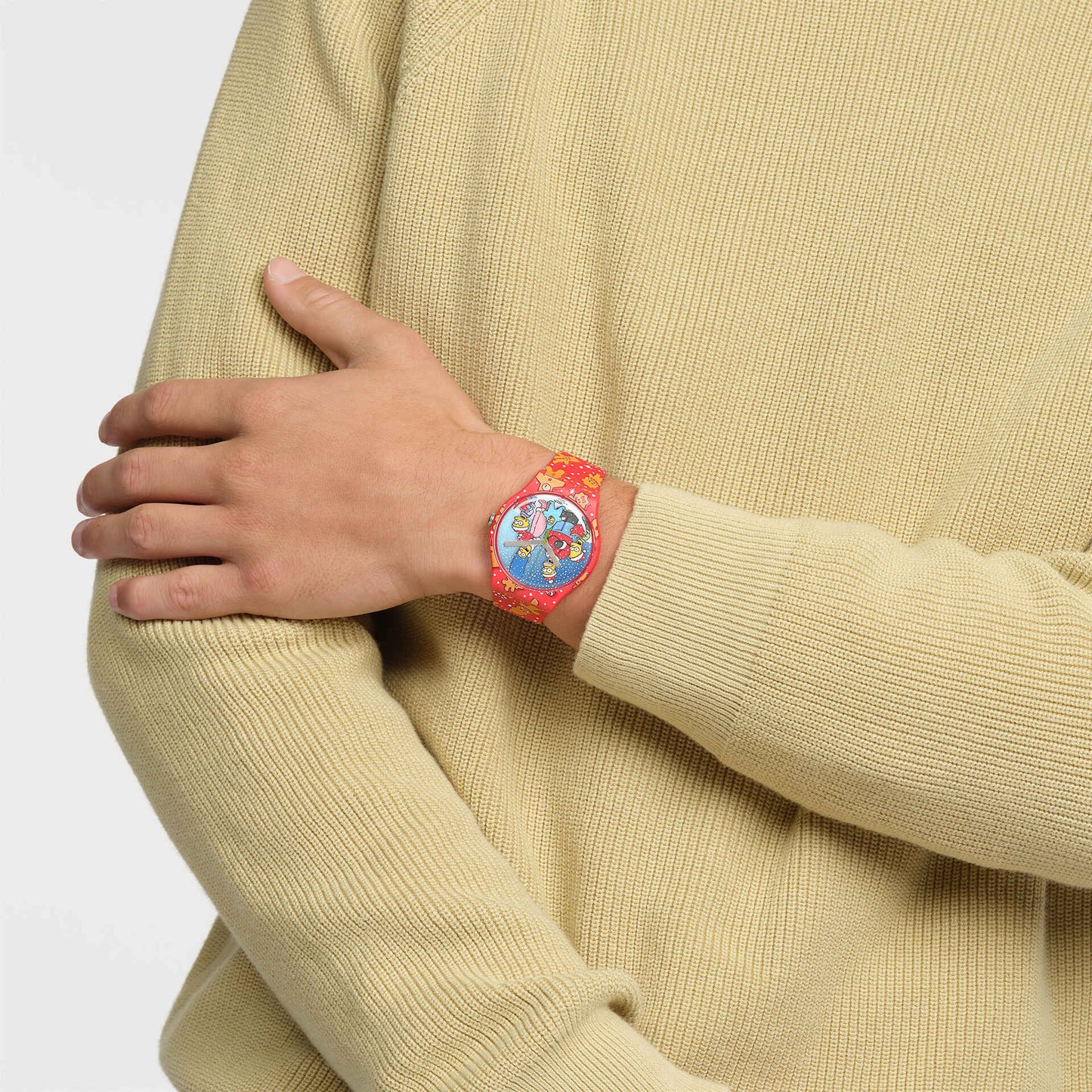 SWATCH SUOZ361 THE SIMPSONS COLLECTION WONDROUS WINTER WONDERLAND