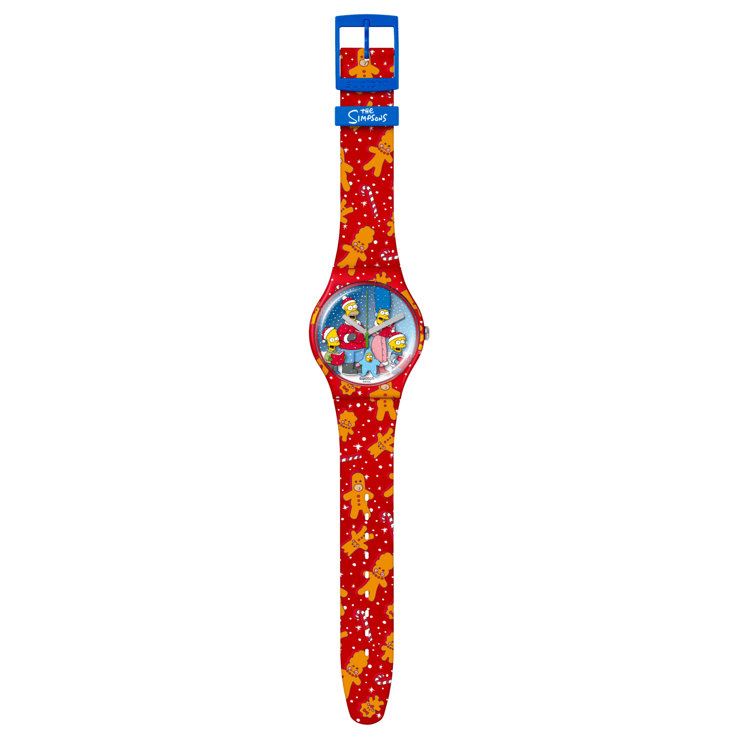 SWATCH SUOZ361 THE SIMPSONS COLLECTION WONDROUS WINTER WONDERLAND