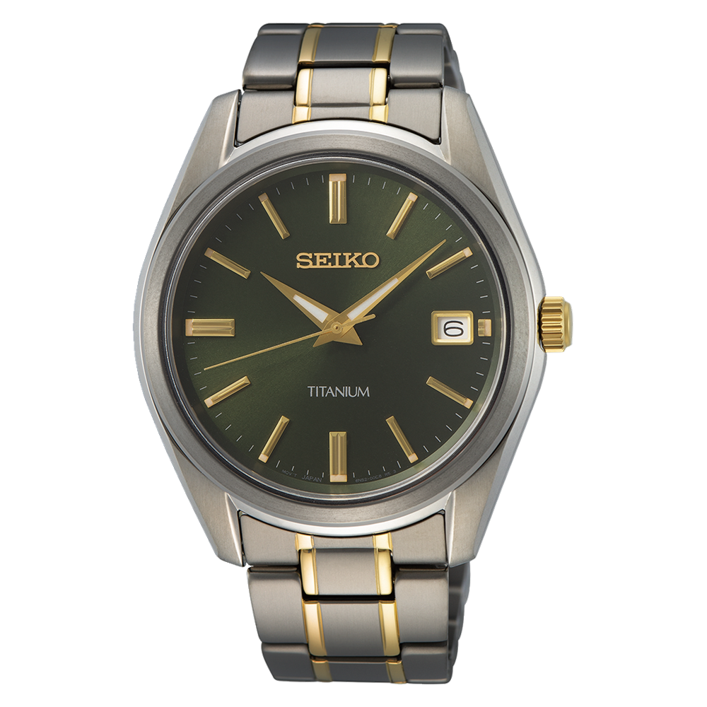Seiko SUR377 Quartz Titanium Watch