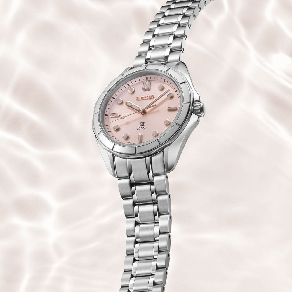Seiko SUR597J1 Seiko Prospex Ladies Marine Sports in Shell Pink SUR597